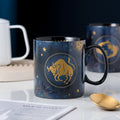 12 Constellations Mug Cobalt Blue Ceramic Coffee Mug | Kalsten