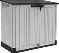 880L Resin Outdoor Storage Shed — Large Garden Storage Box in Grey